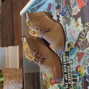 Bussola lace up suede loafers